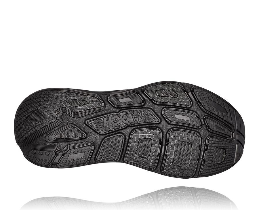 Running Shoes Mens - Hoka One One Bondi 7 - Black - UDZJGEX-04